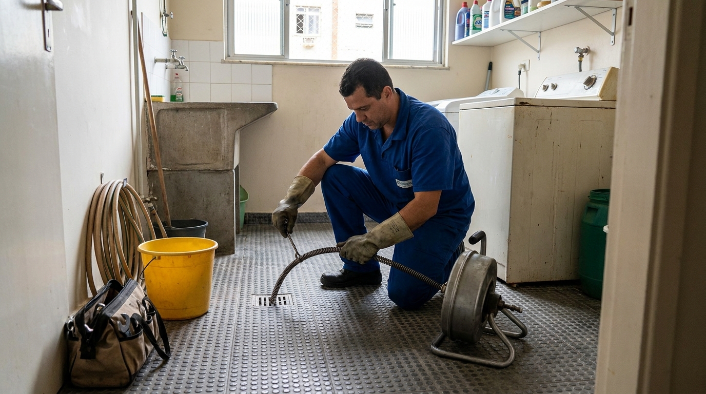 Desentupimento de ralo profissional em Belém‑PA