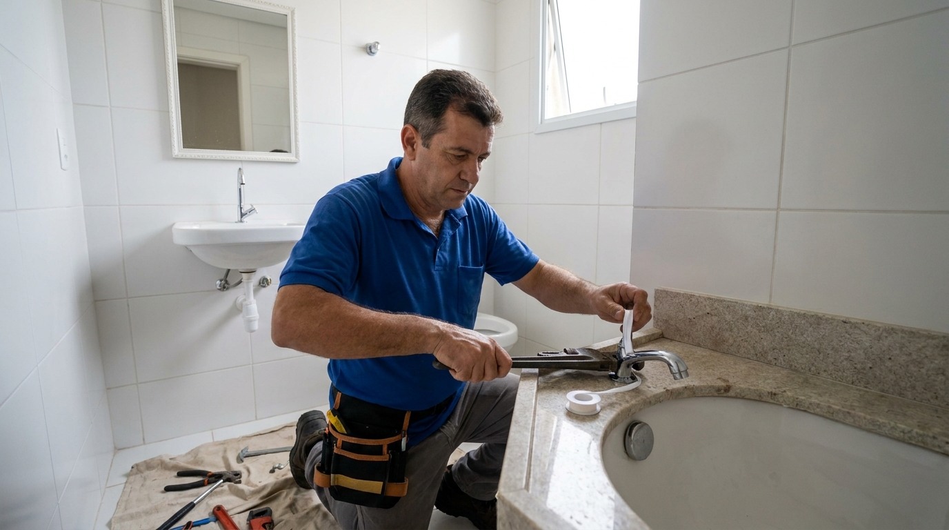 Instalação de torneira de cozinha em Belém‑PA